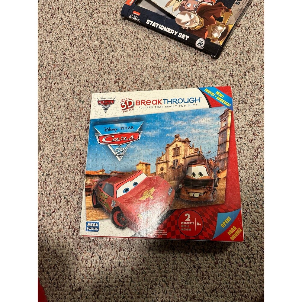Disney cars 250 piece puzzle 3D new in box